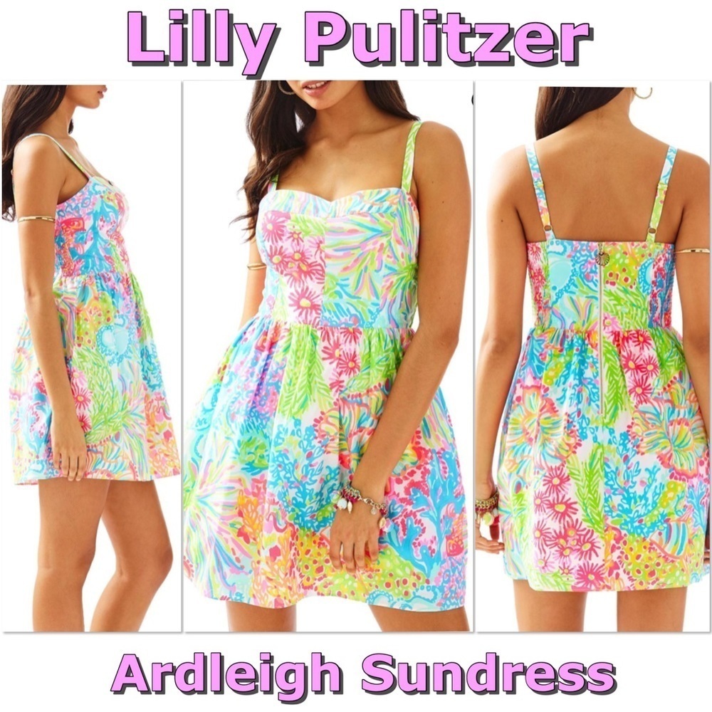 Lilly Pulitzer Ardleigh bright multicolor print Lovers Coral